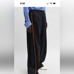 ISO Tibi black Winslow with Brown stipe. Xxs or xs regular length!